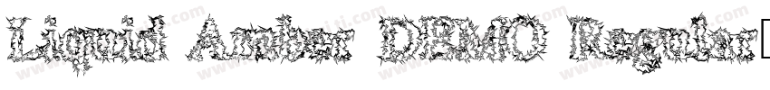 Liquid Amber DEMO Regular字体转换
